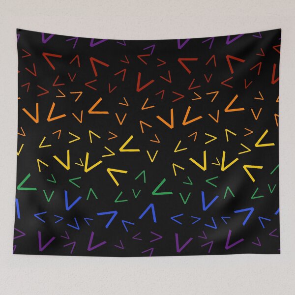 Item preview, Graphic Rainbow Gradient Spikes Pattern designed and sold by Designs By YL.