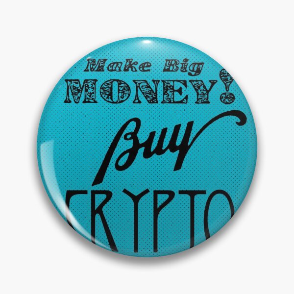 Item preview, Big Money | Buy Crypto | Retro blue designed and sold by spinolator.