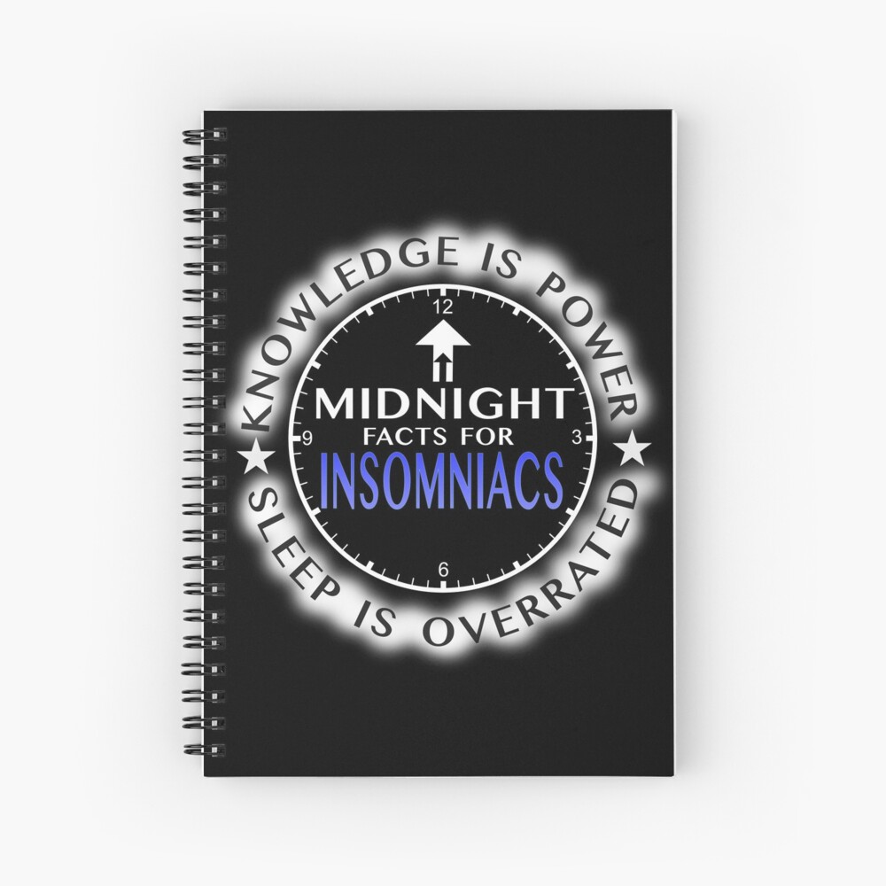 Item preview, Spiral Notebook designed and sold by midnightfacts.
