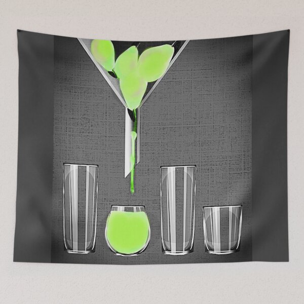 Item preview, Minimalist Retro Pear Juice Pop Art Design Grey tones, designed and sold by TheKingdomAttic.