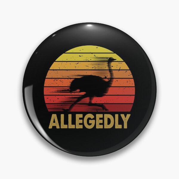 Item preview, Retro Vintage Allegedly Ostrich Letterkenny Inspired Funny Flightly Bird Gift designed and sold by Shop signer.