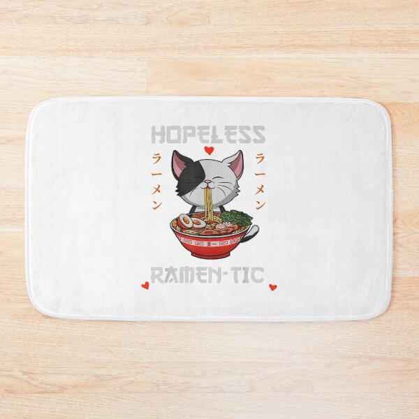 Item preview, Hopeless Ramentic | Ramen Cat | Cat Eating Ramen designed and sold by Tasha McGlashan.