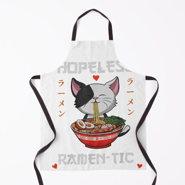 Item preview, Hopeless Ramentic | Ramen Cat | Cat Eating Ramen designed and sold by Tasha McGlashan.