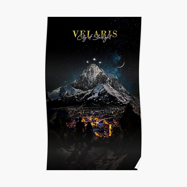 Velaris - City of Starlight, Court of Dreams WITH TEXT Poster