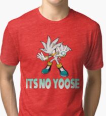 Silver The Hedgehog - It's no use Tri-blend T-Shirt