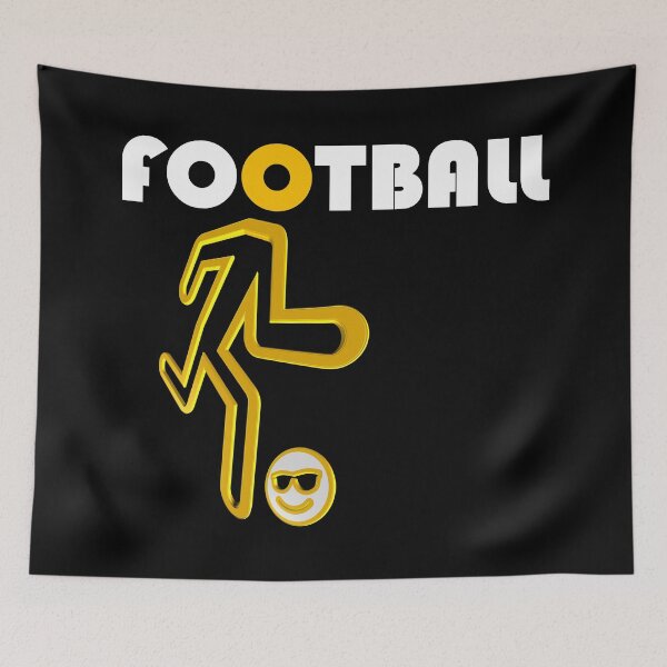 Item preview, Football ~ Yellow & White designed and sold by Boakes-Digital.