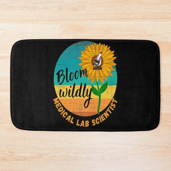 Item preview, MEDICAL LAB SCIENTIST BLOOM WILDLY SUNFLOWER MICROSCOPE LAB TECH  designed and sold by Hippiesole.