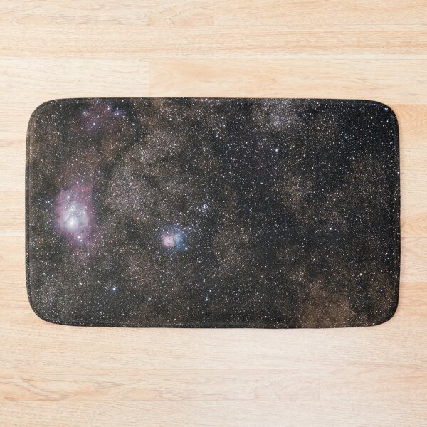 Item preview, Golden Dark shiny black milky way, pink, purple stars, Galaxy land, tiny sparkle stars, shiny blue, glitter dust starry constellation, outer space, universe designed and sold by August-E.