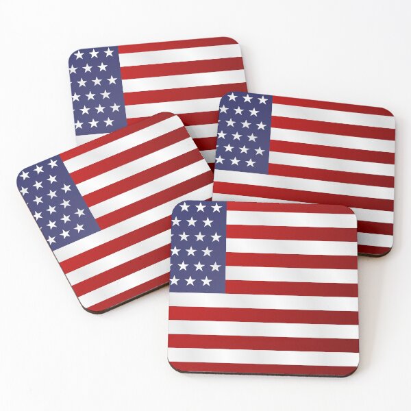 Item preview, USA Flag with 51 Stars | Modern Metallic Version designed and sold by VexillologyShop.