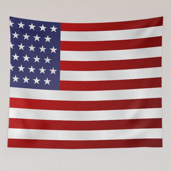 Item preview, USA Flag with 51 Stars | Modern Metallic Version designed and sold by VexillologyShop.