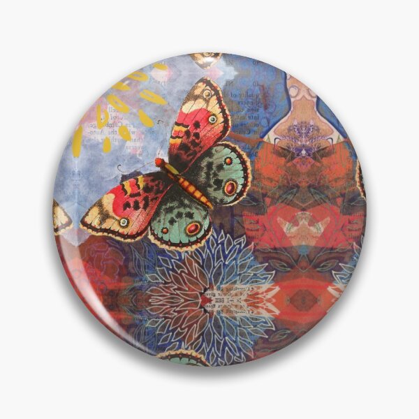 Artikelvorschau, Psychedelic Primary Butterfly Floral entworfen und verkauft von LABrizendine.