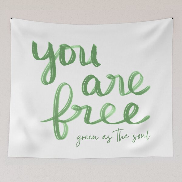 Item preview, You Are Free - Wild by Green as the Soul designed and sold by strongpurpose.