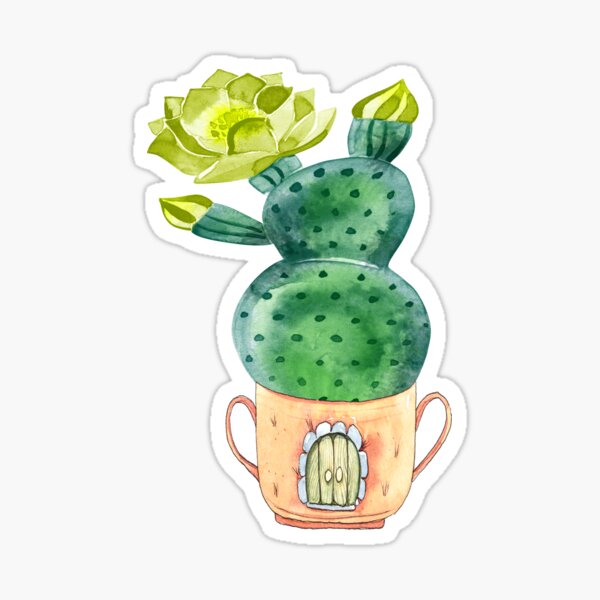 Item preview, Watercolor Cactus designed and sold by virillanissa.