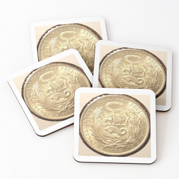 Item preview, Reverse of 1895 Peru Un Sol designed and sold by coinsxcrochet.