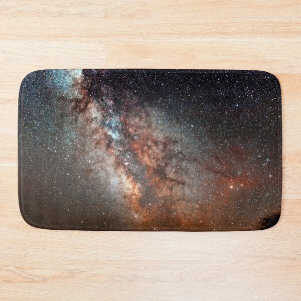 Item preview, Milky way thunder, rose gold, blue cosmos, Golden Dark shiny black starry space, Galaxy land, tiny sparkle stars, shiny blue, glitter dust starry constellation, outer space, universe designed and sold by August-E.