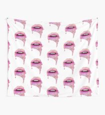 acid drip lip Wall Tapestry