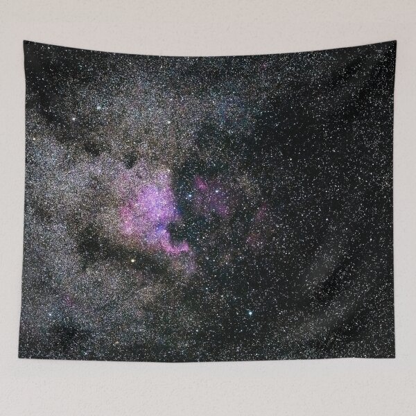 Item preview, Purple star, Milky way shiny cosmos, Dark shiny black starry space, Galaxy, tiny sparkles, shiny glitter dust constellation, outer space, universe designed and sold by August-E.
