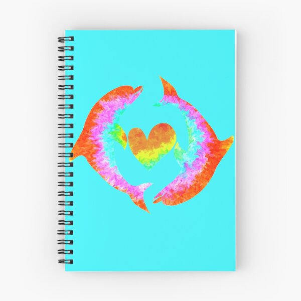 Item preview, Tie dye dolphin- dolphins designed and sold by 1DaisyChainLane.