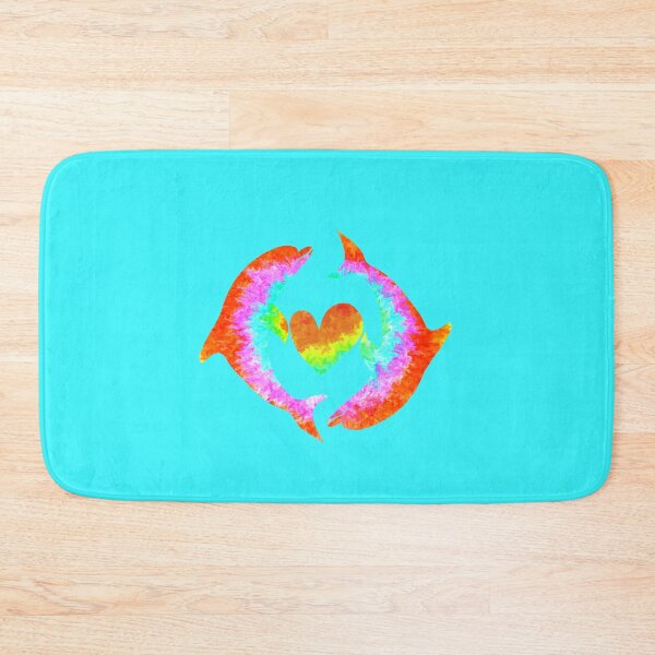 Item preview, Tie dye dolphin- dolphins designed and sold by 1DaisyChainLane.