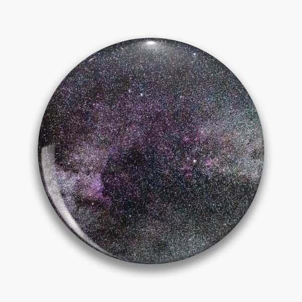 Item preview, Purple light blue glow, Milky way shiny cosmos, Dark shiny black starry space, Galaxy, tiny sparkles, shiny glitter dust constellation, outer space, universe designed and sold by August-E.