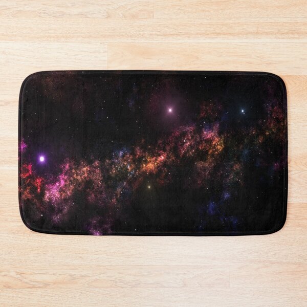 Item preview, Lava red fire cosmos, Purple, blue, orange, pink, black, glowy Milky way shiny cosmos, Dark shiny black starry space, Galaxy, tiny sparkles, shiny glitter dust constellation, outer space, universe designed and sold by August-E.