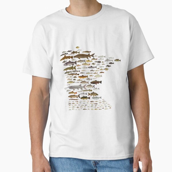 Vista previa del artículo con la obra «Peces de Minnesota», diseñado y vendido por andybirkey.