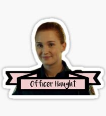 Officer Nicole Haught from Wynonna Earp Sticker
