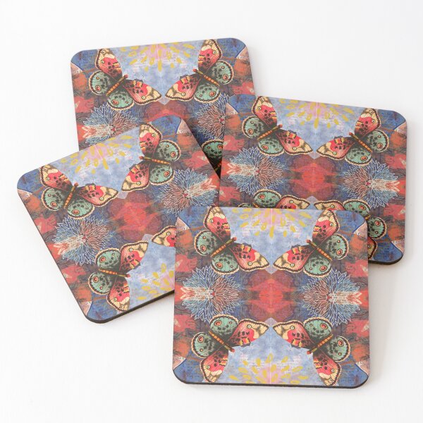Item preview, Psychedelic Primary Butterfly Floral designed and sold by LABrizendine.