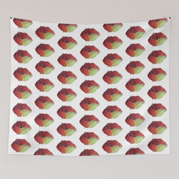 Item preview, Colorful Abstract Lips designed and sold by Coloursofchaos.