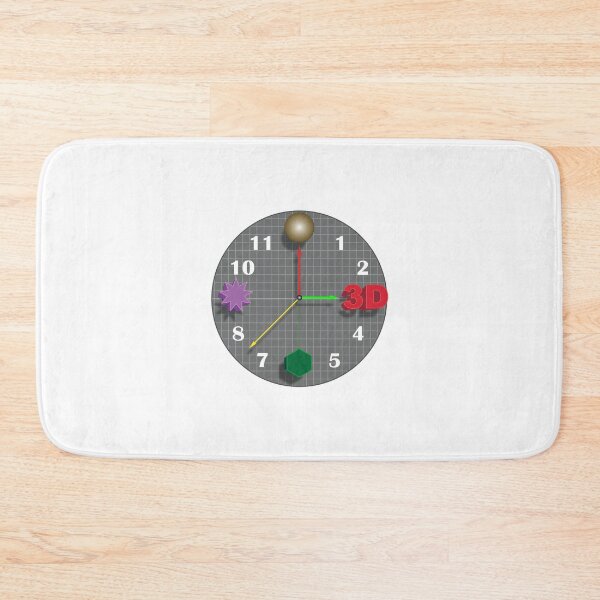 Item preview, 3D O'Clock - With Grid, Objects, 3D Sign.  designed and sold by Laszlo Toth.