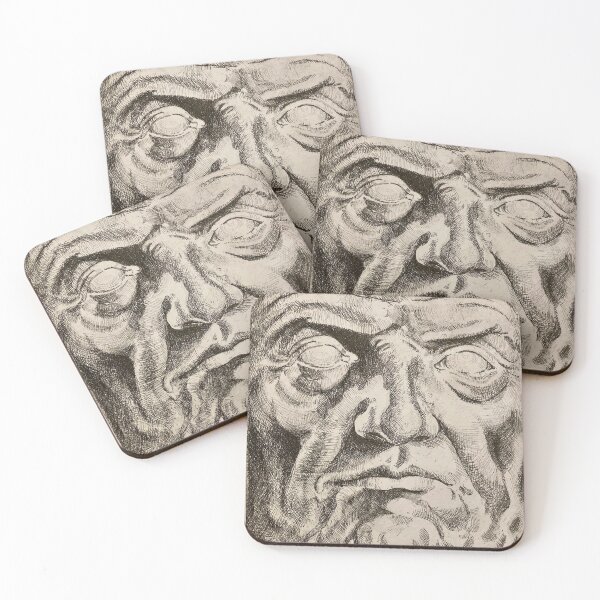 Item preview, Etching Of A Face designed and sold by artsydeafy.