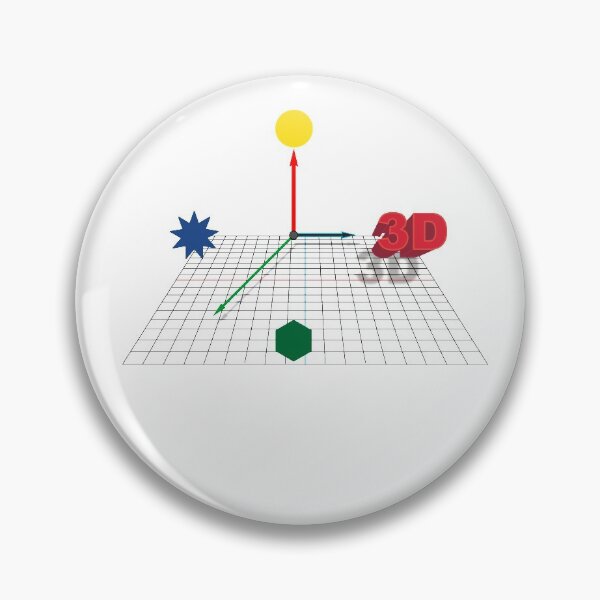 Item preview, 3D O'Clock - With 3D Grid, Shapes, 3D Sign. designed and sold by iSacredGeometry.