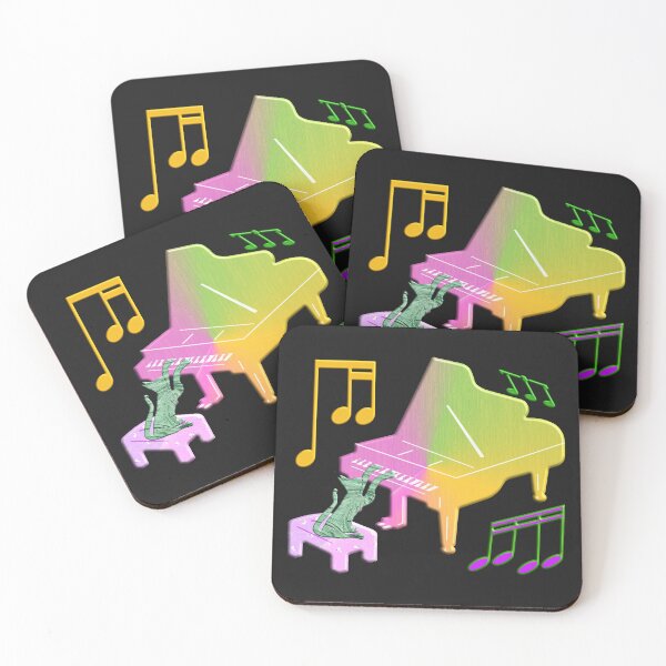 Item preview, Life is more easy with cats and music - My Cat Is My Therapist - Great Gift For Cats and Music Lover designed and sold by Ralek.
