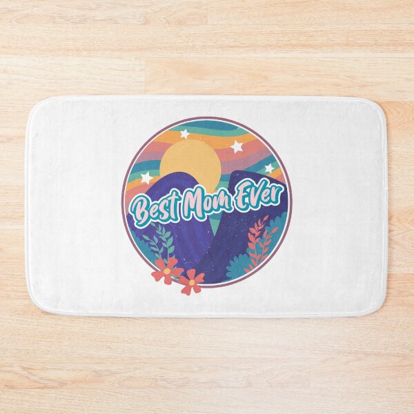 Item preview, Retro Best Mom Ever - Mountain Sunset designed and sold by ShowMePrints.