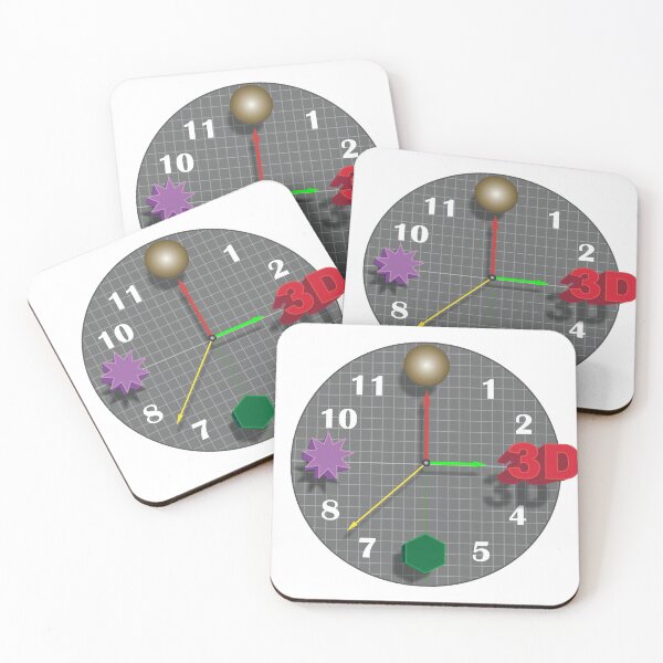 Item preview, 3D O'Clock - With Grid, Objects, 3D Sign 02.  designed and sold by Laszlo Toth.