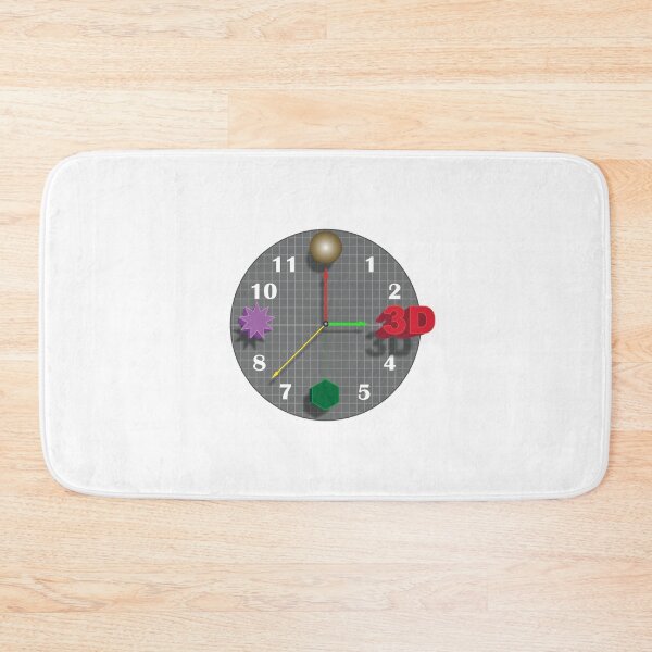 Item preview, 3D O'Clock - With Grid, Objects, 3D Sign 02.  designed and sold by iSacredGeometry.