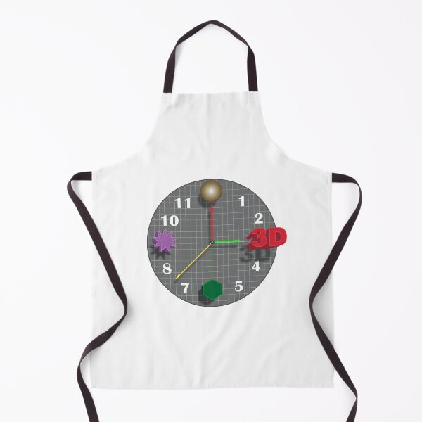 Item preview, 3D O'Clock - With Grid, Objects, 3D Sign 02.  designed and sold by iSacredGeometry.