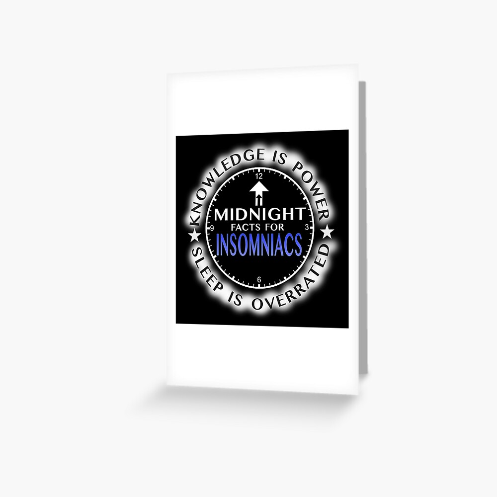 Item preview, Greeting Card designed and sold by midnightfacts.