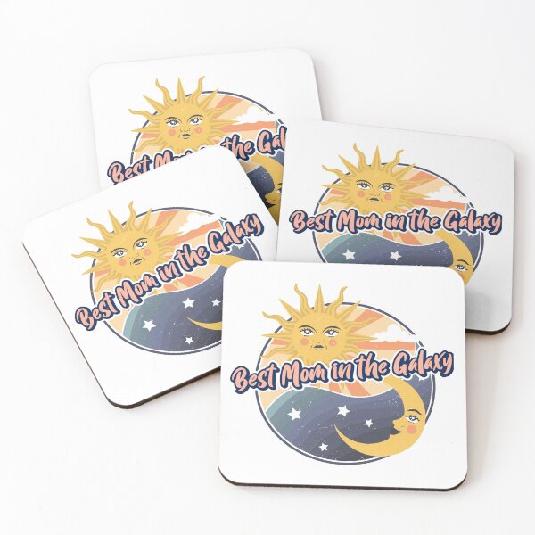 Artikelvorschau, Retro Beste Mutter in der Galaxis - Sonne, Mond und Ozean entworfen und verkauft von ShowMePrints.