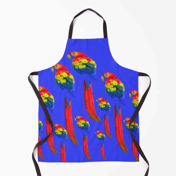 Item preview, BLUE ON BLUE RED ABSTRACT MACAWS designed and sold by sharlesart.