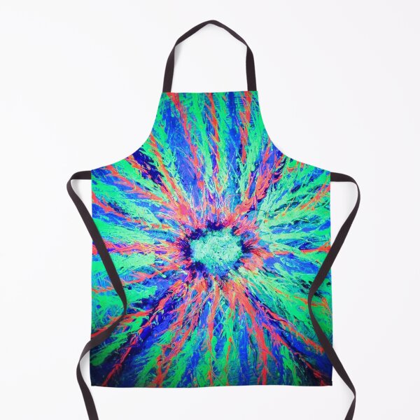 Item preview, Red And Green Colour Burst, Painting, under UV light  designed and sold by Andrew Morrell.