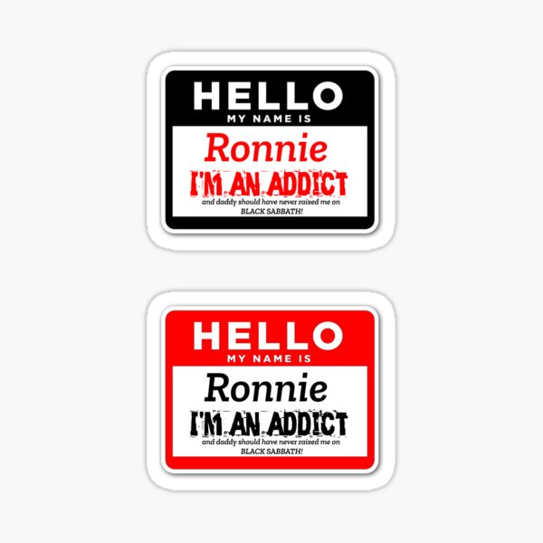 "Hello My Name Is Ronnie, I'm An Addict - Falling In Reverse I'm Not A