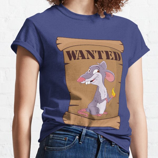 Mouse Wanted Dead Or Alive   Classic T-Shirt