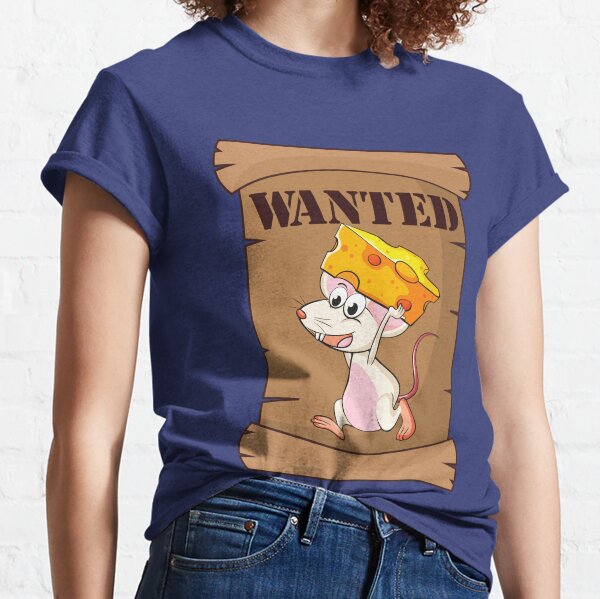 Mouse Wanted Dead Or Alive   Classic T-Shirt