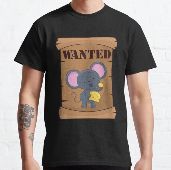 Mouse Wanted Dead Or Alive   Classic T-Shirt