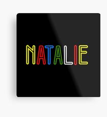 Natalie - Your Personalised Merchandise Metal Print