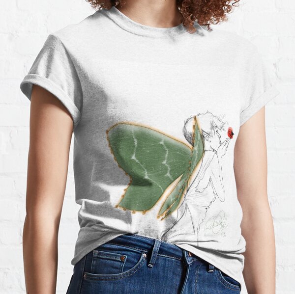 Emerald Wing Moth Fairy Classic T-Shirt