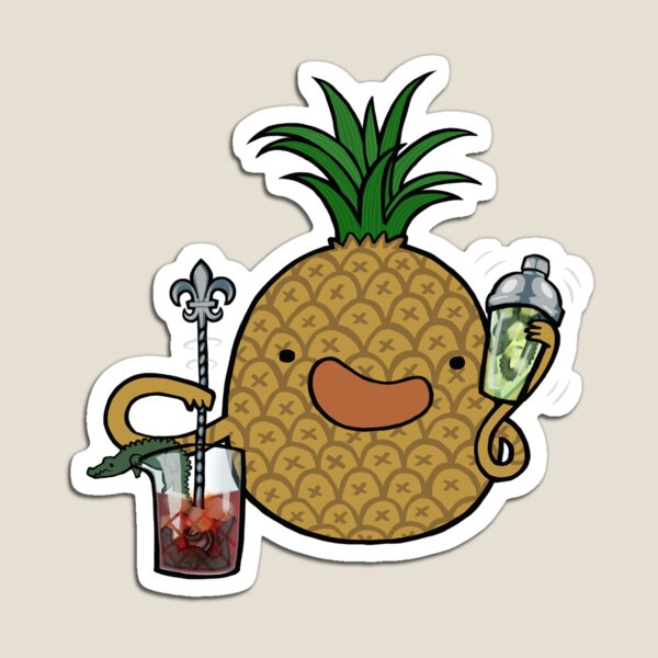 Pineapple :: Carnivorous Foods Series Magnet