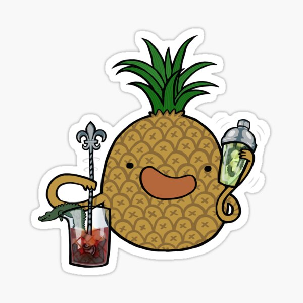 Pineapple :: Carnivorous Foods Series Sticker