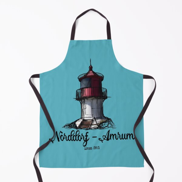 Item preview, Norddorf lighthouse Urban Sketch motif North Sea Amrum designed and sold by emm-j.